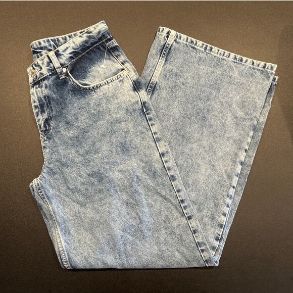 NWOT Ragged Jeans Wide Leg Acid Wash, Women's Size 26 - Picture 1 of 8